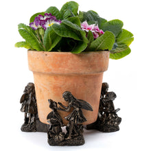Load image into Gallery viewer, Sweet Pea Flower Fairies Plant Pot Feet – Set of 3
