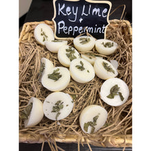 Load image into Gallery viewer, Key Lime &amp; Peppermint Botanical Single Wax Melt Dome
