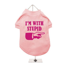 Load image into Gallery viewer, &quot;Im With Stupid&quot; Dog T-Shirt
