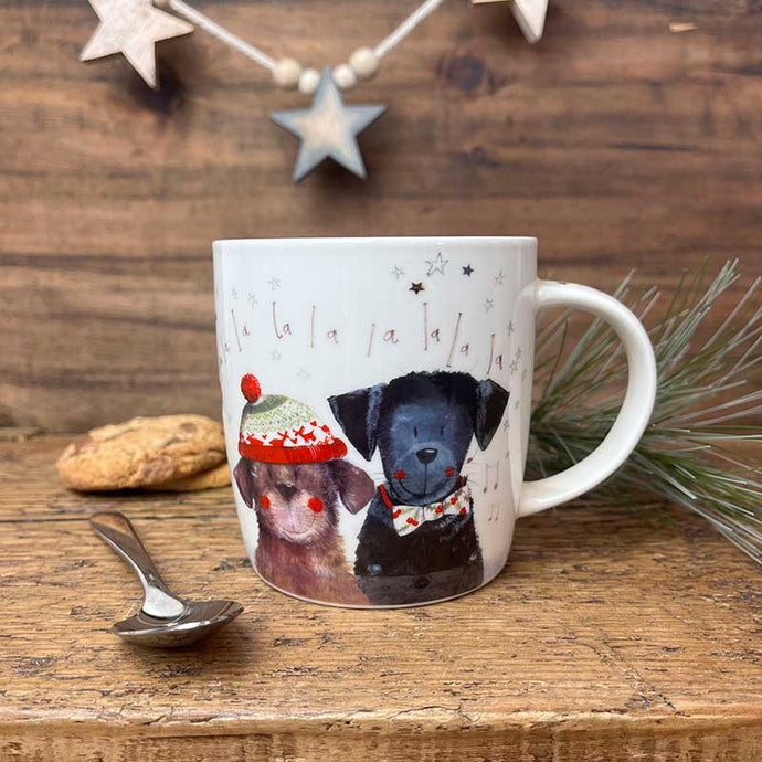 Christmas Singers Dogs Mug