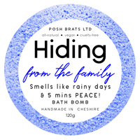 Hiding From The Family Bath Bomb - Vegan