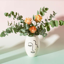 Load image into Gallery viewer, Funky Sass And Belle Abstract Face Vase
