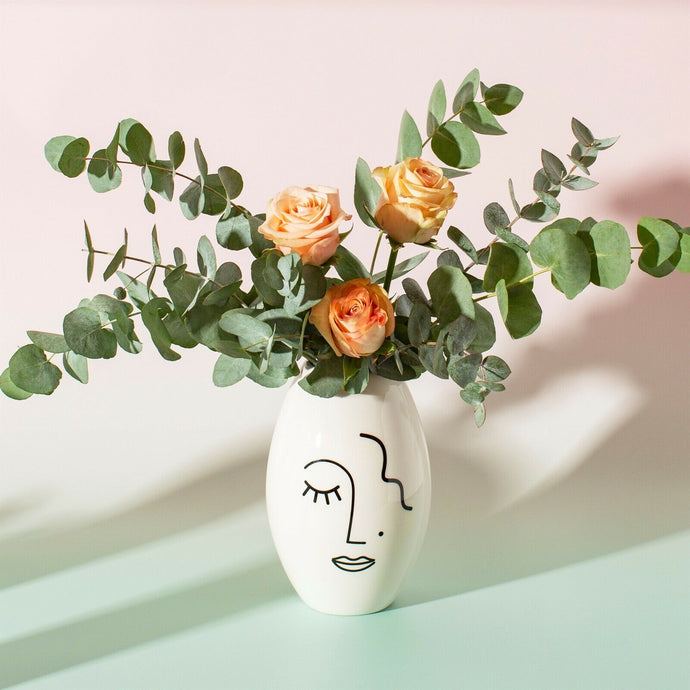 Funky Sass And Belle Abstract Face Vase