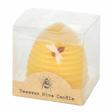 Load image into Gallery viewer, Beeswax Hive Shaped Candle Gift Boxed
