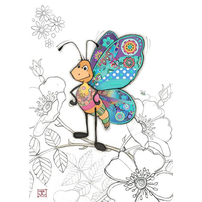 Bertie Butterfly Card