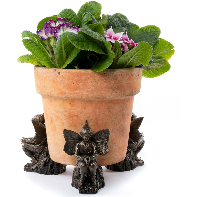 Elm Tree Flower Fairy Plant Pot Feet – Set of 3