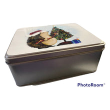 Load image into Gallery viewer, Hedgehog Decorating Tree Tin with Hinged lid
