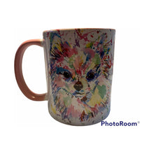 Load image into Gallery viewer, Chihuahua rainbow mug, long haired and short haired options, ideal Christmas gift for dog lover
