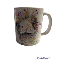 Load image into Gallery viewer, Rainbow Emu Mug, birthday, Valentine, gift
