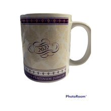 Load image into Gallery viewer, Platinum Jubilee 70 Years a Queen mug, souvenir, Royal
