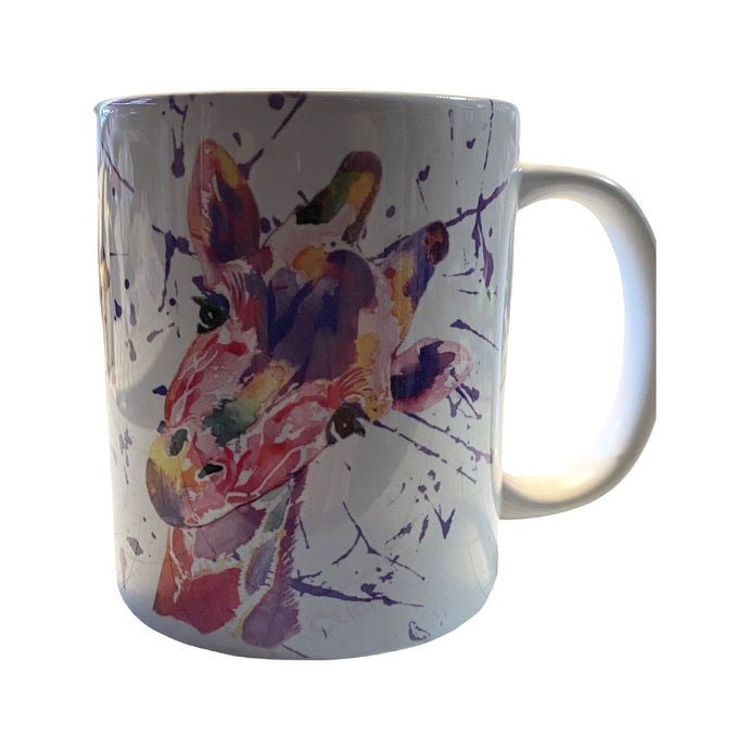 Rainbow Giraffe Mug, ideal birthday, Mother’s Day gift, can be personalised